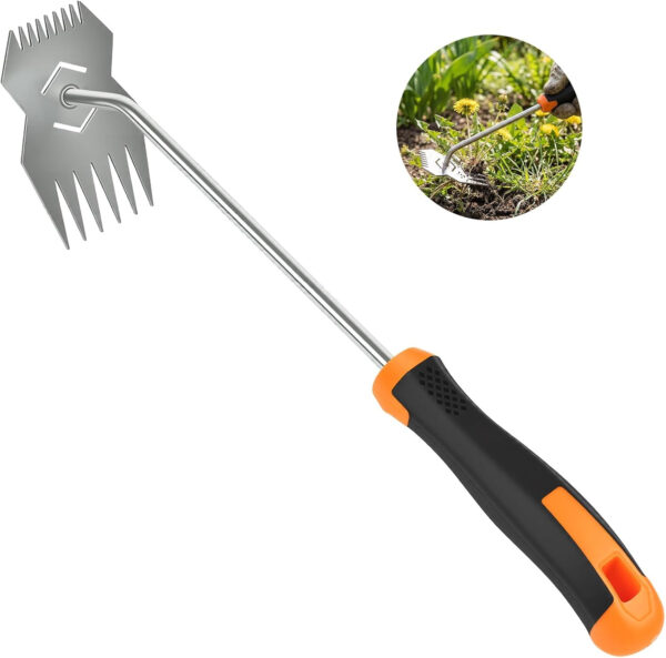69ecdd5ae4e1e01ac5637d9cccc06138c92593e7ff28a6220528c.jpg Garden Weed Tool,2026 Portable Weeding Tool,Stainless Steel Hand Weeder Tool,Adopt Anti slip Rubber handle,conforms to ergonomic curves,Suitable For Vegetable Cultivation And Horticulture on Farms
