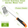 69ecdd5b1fdb6d92a7e44a733abce372d6f33392d3c9fd06d480f.jpg Garden Weed Tool,2026 Portable Weeding Tool,Stainless Steel Hand Weeder Tool,Adopt Anti slip Rubber handle,conforms to ergonomic curves,Suitable For Vegetable Cultivation And Horticulture on Farms