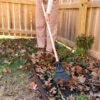 8-inch Wooden-Handled Polyester Shrub and Leaf rake