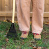 8-inch Wooden-Handled Polyester Shrub and Leaf rake
